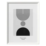 Ramki na zdjęcia - Ramka na zdjęcia Etna 30 x 40 cm biała AF - miniaturka - grafika 1