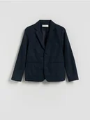 Kurtki i płaszcze dla chłopców - Reserved - Marynarka z wiskozą - granatowy - miniaturka - grafika 1