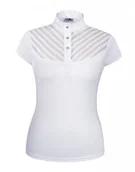 Koszulki jeździeckie - FAIR PLAY Koszula konkursowa HELEN biała - miniaturka - grafika 1