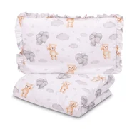 Pościel dla dzieci - POŚCIEL 2-ELEMENTOWA TEDDY SZARY 100X135 CM - miniaturka - grafika 1