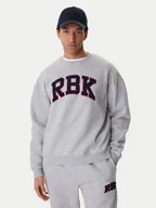 Bluzy męskie - Reebok Bluza Barry RK25553CCM Szary Relaxed Fit - miniaturka - grafika 1