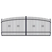 Ogrodzenia - Brama dwuskrzydłowa Damian 4 m - miniaturka - grafika 1