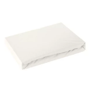 Eurofirany B.B. CHOCZYŃSCY SPÓŁKA JAWNA Prześcieradło Jersey3 120 x 200 Cm, Wys.25 cm Krem 1221280 - Prześcieradła - miniaturka - grafika 1