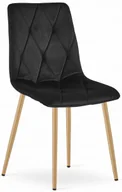 Krzesła - Czarne nowoczesne krzesło pikowane S3-W26 - miniaturka - grafika 1
