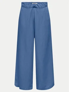 ONLY Kuloty Charis 15337936 Niebieski Wide Leg - Spodnie sportowe damskie - miniaturka - grafika 1