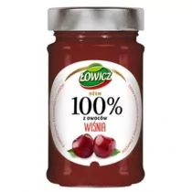 Łowicz Dżem wiśniowy 100% z owoców niskosłodzony 220 g - Dżem - miniaturka - grafika 1