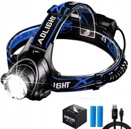 Latarki - Latarka Czołowa Czołówka Lampka Led Zoom XM-LT6 - miniaturka - grafika 1