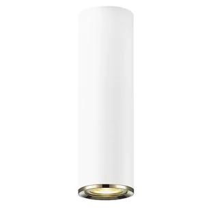 Biała Lampa sufitowa Loya minimalistyczna tuba sypialniana loft - Oprawy, klosze i abażury - miniaturka - grafika 1