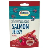 Konserwy i dania rybne - Lemberg Suszony filet z łososia jerky z papryką 42 g - miniaturka - grafika 1