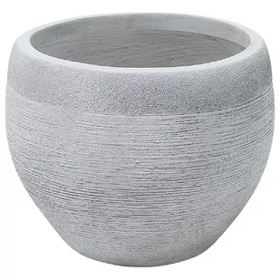 Doniczka 38x38x30 cm biała ZAKROS - Donice - miniaturka - grafika 1