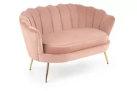 Sofy i kanapy - Sofa Glamour Różowa Halmar Amorinito Xl Jasny Róż - miniaturka - grafika 1