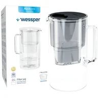 Dzbanki filtrujące - Wessper Aquamax 2,5 l Czarny - miniaturka - grafika 1