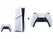 Konsole Playstation - SONY PlayStation 5 Slim Standard + Kontroler DualSense Biały - miniaturka - grafika 1