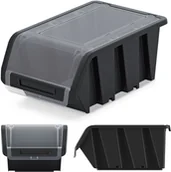 Pojemniki przemysłowe - Pojemnik magazynowy KTR50F Kuweta warsztatowa z przykrywką - miniaturka - grafika 1