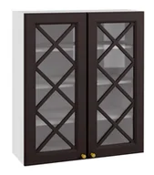 Meble kuchenne - Bristol Witryna Wisząca Wysoka G2V-80-H92 Czarny Mat - miniaturka - grafika 1