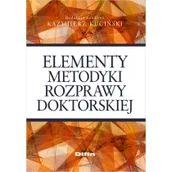 Pedagogika i dydaktyka - Elementy metodyki rozprawy doktorskiej - Difin - miniaturka - grafika 1