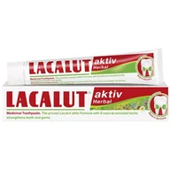 Pasty do zębów - Natur Produkt Lacalut Aktiv Herbal 75 ml - miniaturka - grafika 1