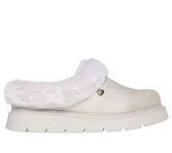Kapcie damskie - Skechers Damskie kapcie Keepsakes LITE Cozy Blend, białe, 39 EU, biały, 39.5 EU - miniaturka - grafika 1