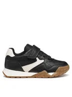 Buty dla chłopców - Geox Sneakersy J Rann-E J56NEC 054FU C9B1M M Czarny - miniaturka - grafika 1