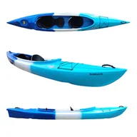 Kajaki - Kajak dwuosobowy z siedzeniem dla dziecka do pływania Scorpio kayak Krokus 2 HD - miniaturka - grafika 1