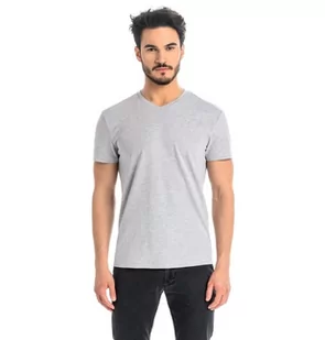 T-shirt męski bawełniany Dany V szary, Teyli - Koszulki męskie - miniaturka - grafika 1