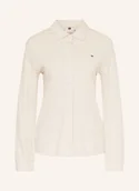Koszule damskie - Tommy Hilfiger Koszula Z Dżerseju weiss - TOMMY HILFIGER - miniaturka - grafika 1