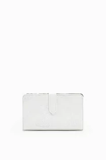 Portfele - Desigual portfel damski kolor biały - grafika 1