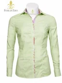 Koszulki jeździeckie - FIOR DA LISO Koszula REBECCA damska - apple uni - miniaturka - grafika 1