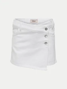 Kids ONLY Spódnica jeansowa Jenny 15295800 Biały Regular Fit - Spódnice - miniaturka - grafika 1