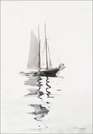 Plakaty - Galeria Plakatu, Plakat, Two–masted Schooner with Dory, Winslow Homer, 40x50 cm - miniaturka - grafika 1