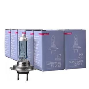 Żarówka M-TECH Super White Cool Blue H7 12V - 10 sztuk - Żarówki samochodowe Żarówka M-TECH Super White Cool Blue H7 12V - 10 sztuk - Żarówki samochodowe - miniaturka - grafika 1