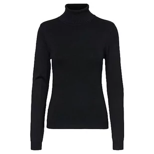 VERO MODA PETITE Damski sweter Vmglory Ls Rollneck Blouse Ga Noos Ptt, Schwarz, S (Wąska talia) - Swetry damskie - miniaturka - grafika 1