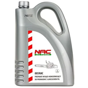 NAC Olej do prowadnic i łańcuchów 5l (O-MO-005NAC) - Akcesoria do elektronarzędzi - miniaturka - grafika 1