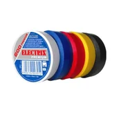 Taśmy izolacyjne i naprawcze - Taśma Electrix 200 Premium, tęcza 5 rolkowa 19MMX18M - miniaturka - grafika 1