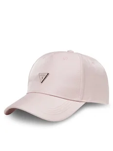 Guess Czapka z daszkiem AW5283 COT01 Różowy - Czapki damskie - miniaturka - grafika 1