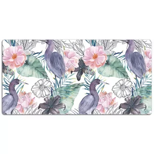 Mata ochronna na biurko Egzotyczne ptaki 120x60 cm - Podkładki na biurko - miniaturka - grafika 1