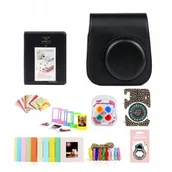 Torby fotograficzne i futerały - LOVEINSTANT Zestaw akcesoriów 8w1 do FUJIFILM Instax Mini 11 Czarny - miniaturka - grafika 1