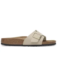 Klapki i japonki damskie - Klapki Birkenstock Catalina 1029245 - beżowe - miniaturka - grafika 1