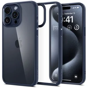 Etui Spigen Ultra Hybrid do iPhone 15 Pro navy blue - Etui i futerały do telefonów - miniaturka - grafika 1