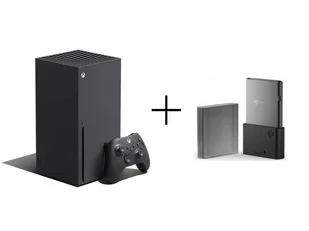 MICROSOFT Konsola Xbox Series X 1TB + Karta rozszerzenia przestrzeni dyskowej 1TB dla konsol Xbox Series X/S STJR1000400 XBOX Series X 2 TB (1+1) - Konsole Xbox - miniaturka - grafika 1