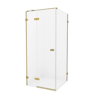 New Trendy Avexa Gold kabina PROSTOKĄTNA 90x80x200 cm przejrzyste lewa EXK-1742 - Kabiny prysznicowe - miniaturka - grafika 10