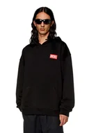 Bluzy męskie - felpa uomo diesel a11592 0ilac s-nlabel-hood-l1 9xx - miniaturka - grafika 1