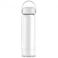 Butelki termiczne - Vialli Design Szklana butelka na wodę Fuori biała 30220 540 ml - miniaturka - grafika 1