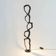 Lampy stojące - Holländer Lampa stojąca LED Infernale, czarny/srebrny, 5-punktowa, żelazo - miniaturka - grafika 1