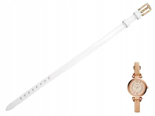 Pasek do zegarka Fossil Georgia ES3754 biały 7 mm - Akcesoria do zegarków - miniaturka - grafika 1