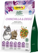 Karma dla gryzoni - GIMBI Mother Nature Chinchilla & Degu 800g - miniaturka - grafika 1