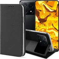 Etui i futerały do telefonów - Hello Case ETUI Z KLAPKĄ DO XIAOMI POCO X6 PRO 5G / REDMI K70E CZARNE ZAMYKANE KABURA - miniaturka - grafika 1
