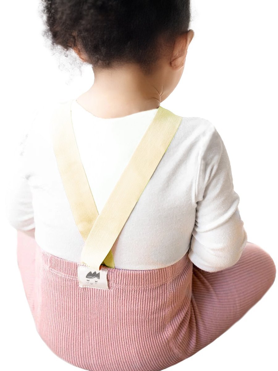 Rajstopy dziewczęce bawełniane z szelkami różowe 92-98 YOCLUB