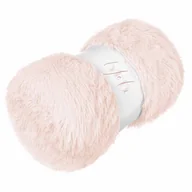 Koce - Futrzany Koc Na Fotel Włochacz 70x150 YETI KREMOWO PUDROWY - miniaturka - grafika 1