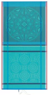 Le Jacquard Fran ais Ręcznik plażowy Zellige Niebieski - Ręczniki - miniaturka - grafika 1